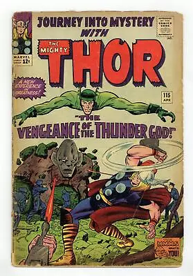 Buy Thor Journey Into Mystery #115 GD+ 2.5 1965 • 111.02£