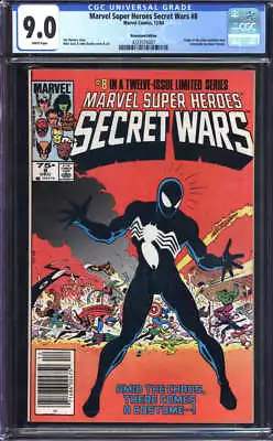 Buy Marvel Super Heroes Secret Wars #8 Cgc 9.0 White Pages // Symbiote Origin 1984 • 183.23£