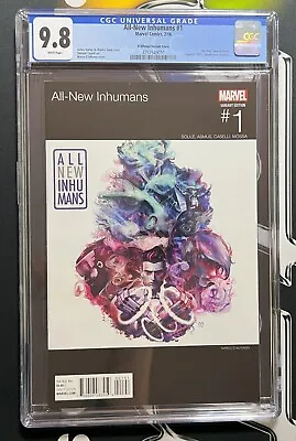Buy All-New Inhumans #1 CGC 9.8 WP (2016) Hip Hop Variant Cover (Marvel) • 79.06£