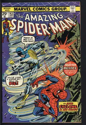 Buy Amazing Spider-man #143 7.0 // 1st Appearance Of Cyclone 1975 • 45.04£
