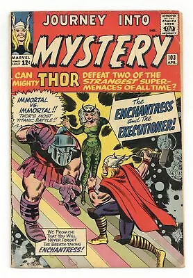 Buy Thor Journey Into Mystery #103 GD 2.0 1964 1st App. Enchantress, Executioner • 112.60£
