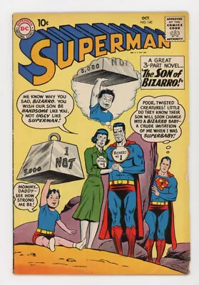 Buy Superman 140 Big Bizarro Issue, VG With Some Nice Qualities • 61.56£