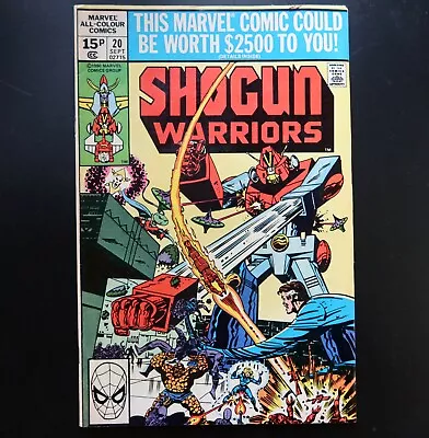 Buy Shogun Warriors Vol 1 #20 Sept 1980 Feat Fantastic Four VG Uk Price Variant • 3.25£