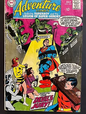 Buy Adventure Comics # 370 July 1968 - Superbly & The Legion Of Super-Heroes • 3.22£