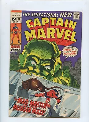 Buy Captain Marvel #19 1969 (VG 4.0) • 4.74£