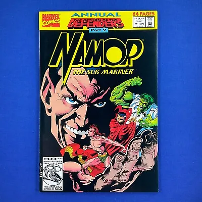 Buy NAMOR The Sub-Mariner Annual #2 Marvel Comics 1992 Return Of The Defenders 64pgs • 3.15£