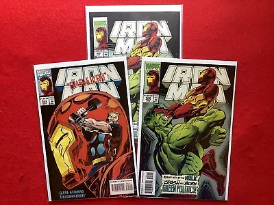 Buy Iron Man 3 Comic Lot Issues #304, #305 And Reprint 1st Appearance Of Hulk Buster • 39.42£
