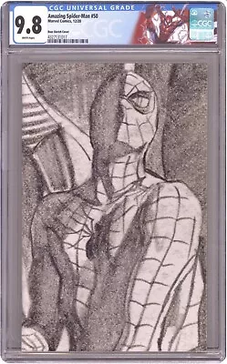 Buy Amazing Spider-Man #50 CGC 9.8 Ross Sketch Virgin 1:100 H Variant 2020 • 115.93£