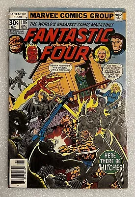 Buy Fantastic Four #185 VG 1st Nicholas Scratch & Witches Of Salem Marvel Comic 1977 • 5.13£