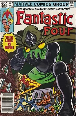 Buy Fantastic Four #247 (1982)  1st Kristoff Vernard Dr Doom Newsstand Marvel • 9.52£