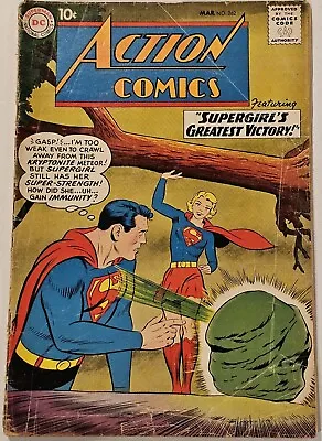 Buy Action Comics #262 Superman Mar 1960 - Complete Solid Nice Book • 19.70£