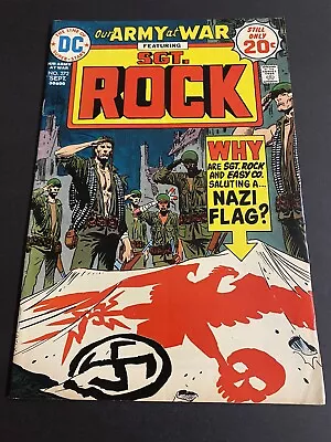 Buy Our Army At War 272, Bronze Age Sgt. Rock/ Nazi Flag Cover. Nice Mid DC 1974 • 6.37£