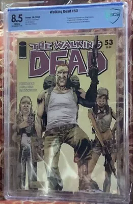 Buy The Walking Dead 53 CBCS 8.5 1st Abraham, Rosita, Eugene • 47.81£