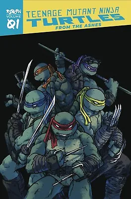 Buy TMNT REBORN VOL #1 FROM THE ASHES GRAPHIC NOVEL Collects IDW Comics #101-105 TPB • 17.33£