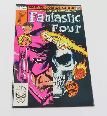 Buy Fantastic Four #257 NM WP Galactus Nova Scarlet Witch Skrulls  John Byrne Art • 19.74£