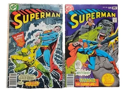 Buy Superman #323 & #324  DC Comics  Bronze Age 1978 **FREE SHIPPING** • 9.50£