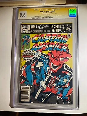 Buy Captain America #263 CGC 9.6 Signed... Marvel Comics Red Skull App. .NEWSTAND Ed • 178.40£