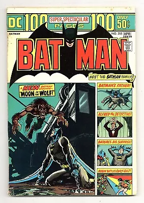 Buy Batman #255 4.5 Neal Adams Art 100 Page Spectacular Ow Pgs 1974 • 23.72£