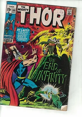 Buy Marvel Comics  The Mighty Thor # 188 May 1971 15c USA Odin Appearance • 9.99£