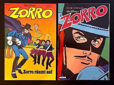 Buy ZORRO #3, 10 Rare German Editions Nice Condition Disney Comics 1981-82 • 9.31£