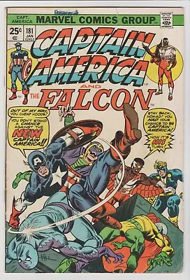 Buy CAPTAIN AMERICA #181b ( VG/FN  5.0 ) 181ST ISSUE AN THE FALCON AND NOMAD VS SS • 4.16£