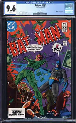 Buy Batman #362 Cgc 9.6 White Pages // Riddler Cover Dc Comics 1983 • 79.16£