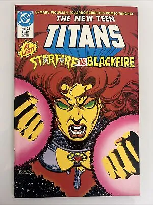 Buy NEW TEEN TITANS NEW TITANS #23 (2ND SERIES) DC COMICS 1986 George Perez Cover • 6.33£