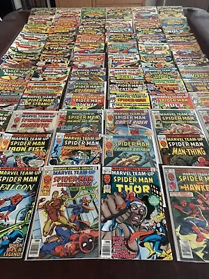 Buy MARVEL TEAM-UP Comics Lot Of 71 From #1-61,63-65,68-72,92, Annual#1, Spider-Man • 551.33£