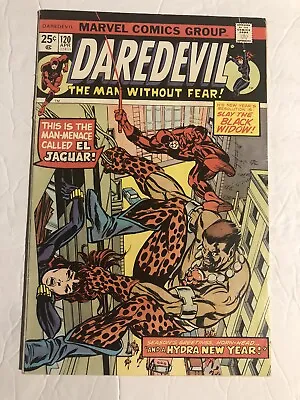 Buy Daredevil #120  1975 Marvel Comics 1st Appearance El Jaguar Fine • 9.49£
