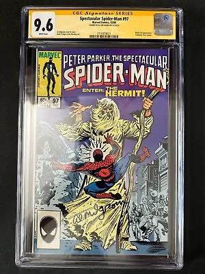 Buy Spectacular Spider-Man #97 CGC SS 9.6 Signed By Al Milgrom 1st App Of The Hermit • 126.30£