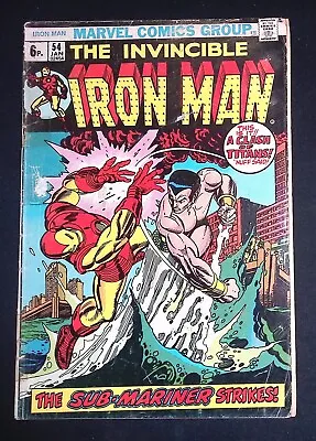Buy Iron Man #54 Marvel Comics 1st Appearance Of Moon Dragon G • 59.99£