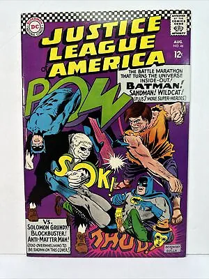 Buy JUSTICE LEAGUE OF AMERICA #46 First App 1st Solomon Gundy 1966 DC Comics VF- 7.5 • 79.43£