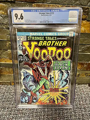 Buy Strange Tales #173 CGC 9.6 White, Brother Voodoo First Appearance Of Black Talon • 240.25£