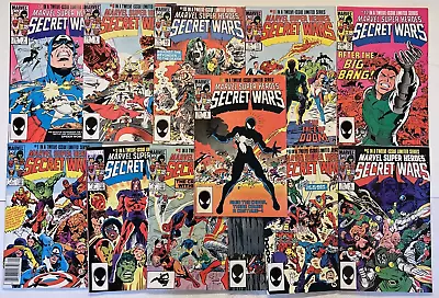 Buy Marvel Super Heroes Secret Wars (1984) 12 Issue Complete Set 1-12 Marvel Comics • 199.65£