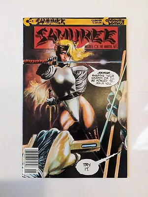 Buy Samuree Mistress Of Martial Arts Vol 1 #1 (Continuity, May 1987) VF+/NM • 4£
