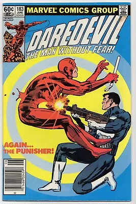 Buy DAREDEVIL #183 - Marvel Comics (1982) 1st Punisher Vs Daredevil - Newsstand • 20.77£