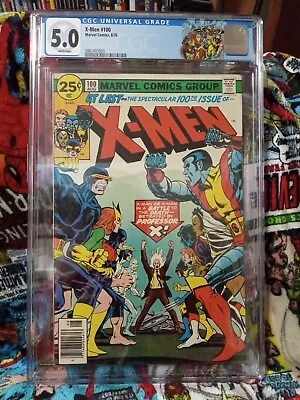 Buy Uncanny X-Men #100 Cgc 5.0 X-Men Label Key Wolverine Old X-men Vs New X-Men Wp • 159.90£