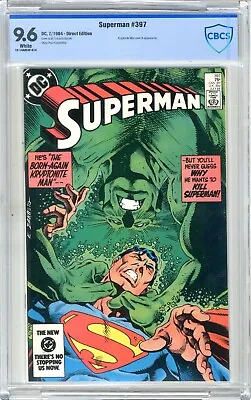 Buy Superman  #387  CBCS  9.6  NM+  White Pgs 7/84  Kryptonite Man Cover & App.  Pau • 55.97£