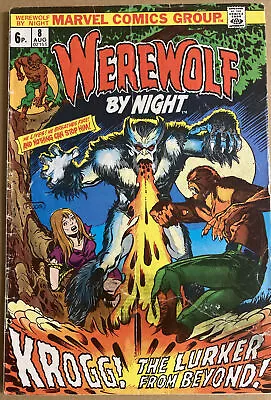 Buy Werewolf By Night #8 August 1973 Great Mike Ploog Cover Pence Variant • 9.99£