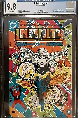Buy Infinity Inc #14 CGC 9.8! 1st Todd McFarlane Published Cover 1985 NEW  MEGA KEY  • 383.76£