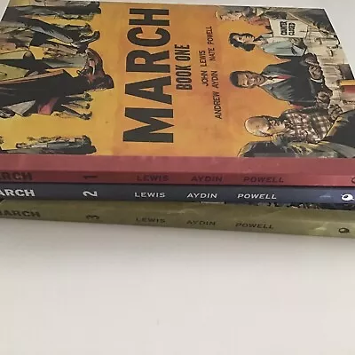 Buy Lot Of 3 John Lewis March Book One, Two, And Three @94 • 11.93£