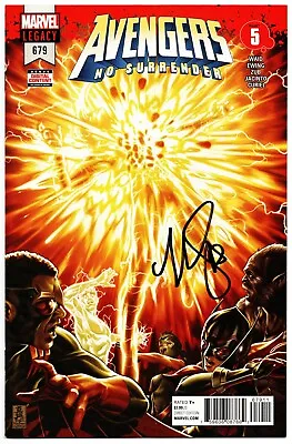 Buy Avengers #679 NM Signed W/COA Mark Brooks 2018 Marvel Comics  • 37.41£