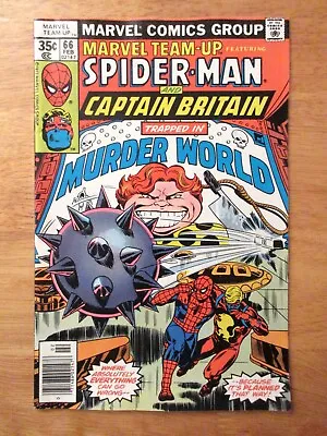 Buy MARVEL TEAM-UP/SPIDER-MAN #66 (1977) *Key Book!* (VF-) *Very Bright & Colorful!* • 14.07£
