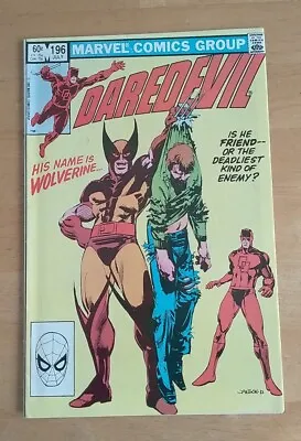 Buy Daredevil # 196 Marvel Comics 1983 Denny O'Neil Klaus Janson NM/VF • 11.99£