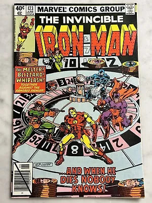 Buy Iron Man #123 NM- 9.2 - Buy 3 For Free Shipping! (Marvel, 1979) AF • 11.43£