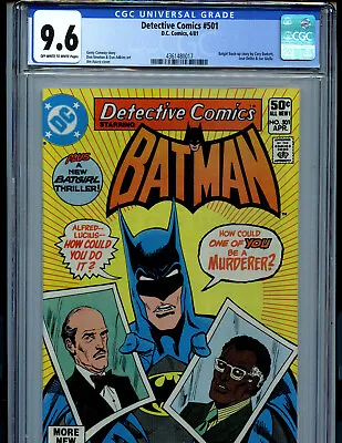 Buy Detective Comics #501 CGC 9.6 Batman 1981 DC Comic Amricons K59 • 119.92£