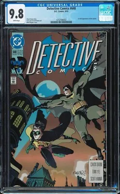 Buy Detective #648 CGC 9.8 W 1st Full Spoiler Intro Stephanie Brown Batman DC Comics • 78.51£