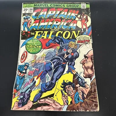 Buy Captain America And The Falcon No. 180 / Published November 30th, 1974 (t-AD • 3.56£