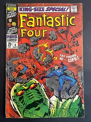 Buy Fantastic Four King Size Annual #6 1st Annihilus Marvel 1968 Comics • 78.74£