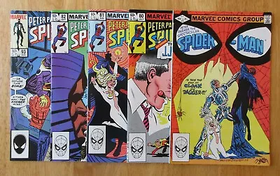 Buy Lot Of *5* PETER PARKER, SPECTACULAR SPIDER-MAN: #70, 80, 81, 82, 93 **Nice!** • 30.71£